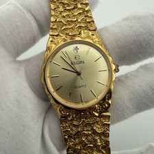 Vintage Elgin Watch Mens 33mm