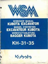 Kubota Excavator KH31 & KH35