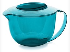 Tupperware Micro Cook Microcook Jug 1 Liter Microwave Blue Microwave NEW
