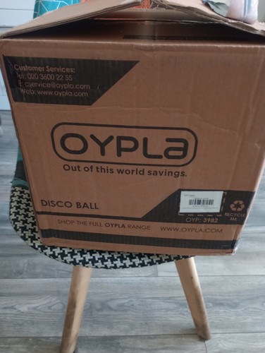Mirror disco ball with - 12",