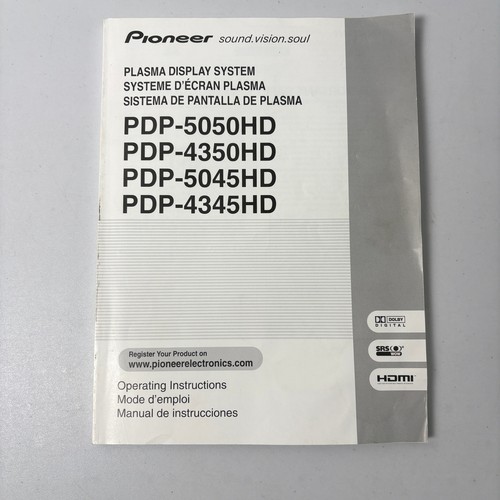 Pioneer plasma display - pioneer, system
