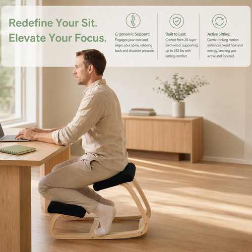 Ergonomic kneeling office - kneeling,