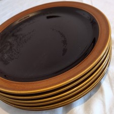 1970s Hornsea Vintage Brontë Side Plates 10" X 6 Will Split