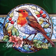 SAMPLE SET of 20 Sheets~ Hunkydory SQUARE LITTLE BOOK OF STAINED GLASS CHRISTMAS