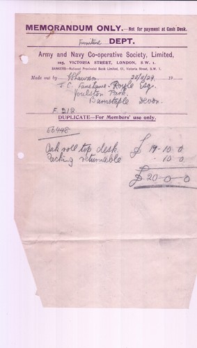 Army navy op - co-op, society