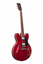 Tokai UES78-SR. ES-Style Semi hollow electric guitar, See-Through Red