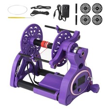 Electric Spinning Wheel Woolen Yarn Fibre Spinning Wheel Home Digital Display UK