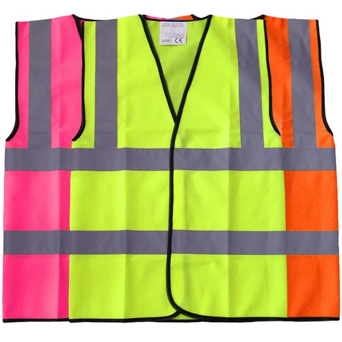 Coloured vis viz vest - hi, high