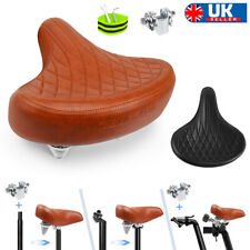 Cruiser Wide Comfort Bike Bicycle Seat Saddle Retro Pad Shock Absorption Cushion