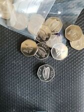 Irish Ireland 50 Pence coin, B unc from mint bag, Ireland
