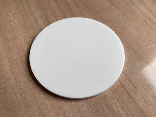 2mm white round circles - white,