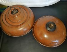 Pair of Antique Copper Bed or