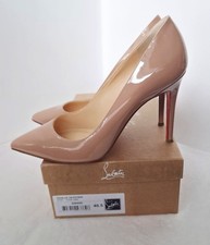 Christian Louboutin Pigalle 100 Nude Patent 40.5 UK7.5