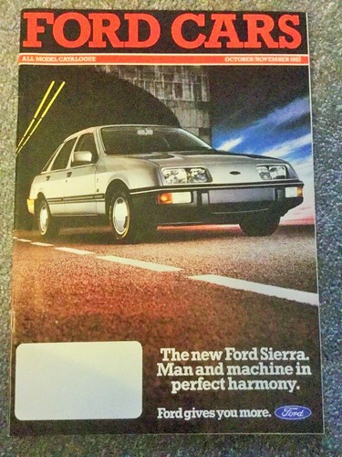 Ford cars brochure - cars, oct