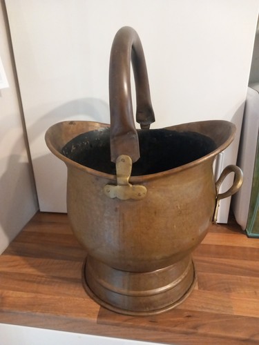 Antique helmet coal scuttle - helmet,