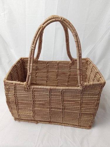 Unusual vintage woven wicker - unusual,
