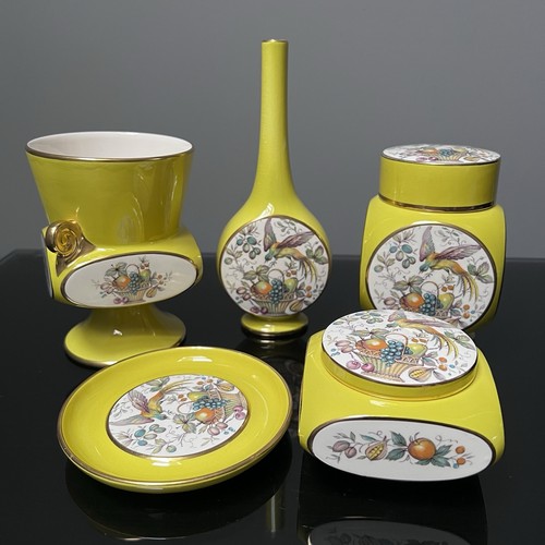 Carlton ware art deco yellow - carlton,