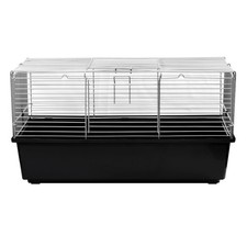 KCT SMALL INDOOR PET CAGE 60CM SINGLE LEVEL DARK GREY HOME HOUSE ANIMAL RABBIT