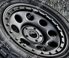 16" Black Steel Alloy Wheels