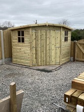 8x8 shed corner summer house