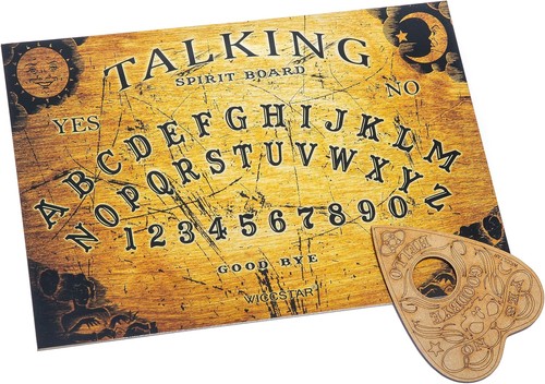 Wooden ouija board game with - wooden,