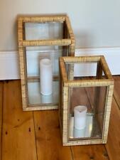 Zula Hurricane Lantern (Natural Bamboo) - 2 sizes