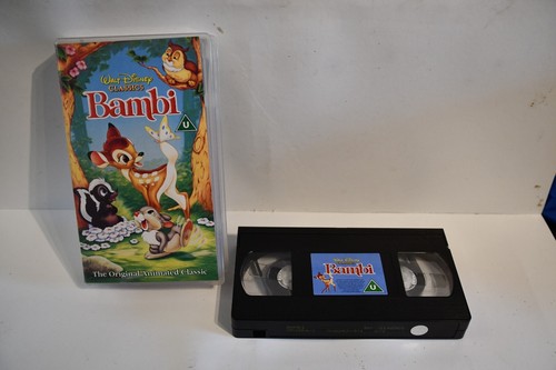 Bambi vhs video tape - vhs,