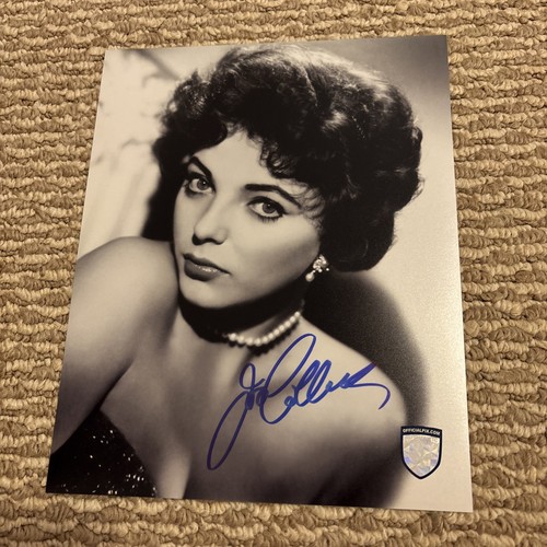 Joan collins signed 8x10 - joan,