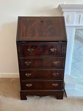 small mahogany veneer bureau