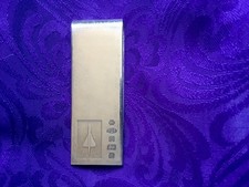 RARE VINTAGE BRITISH AIRWAYS CONCORDE HALLMARKED STERLING SILVER  925 MONEY CLIP