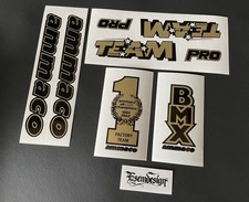 Ammaco Team Pro BMX decal set