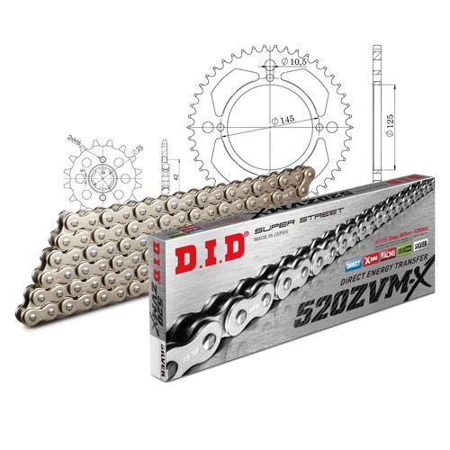 Did motorcycle chain set steel - did,