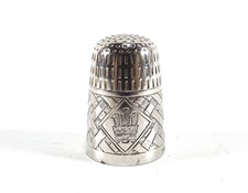 MAPPIN & WEBB SILVER THIMBLE HALLMARKED LONDON 1981 REF 383/2