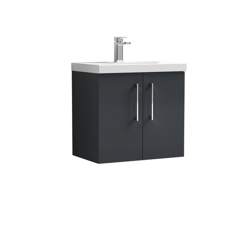 Door wall hung vanity basin - door,