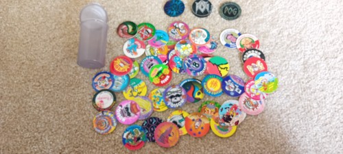 Vintage 1990s pogs and 3 - 51,
