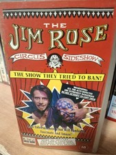 THE JIM ROSE CIRCUS SIDESHOW 1993 VHS X-Files Circus Horrors RARE CULT VIDEO