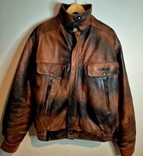 Mens Leather Motorcycle Jacket