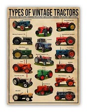 Types Of Vintage Tractors