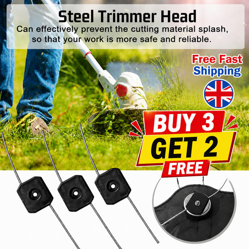 3pcs steel wire trimmer head - 3pcs,