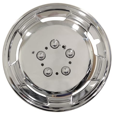 Universal deep dish chrome - 16",