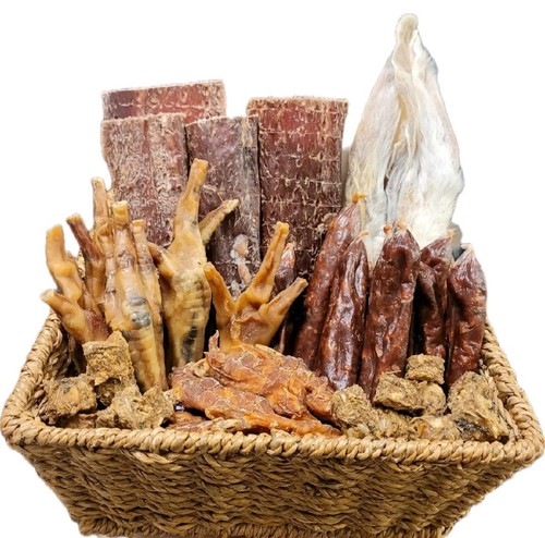 Natural dog treats box - natural,