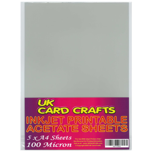 Printable inkjet acetate - inkjet, a4