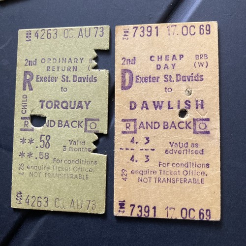 Railway ticket 2 x - ,