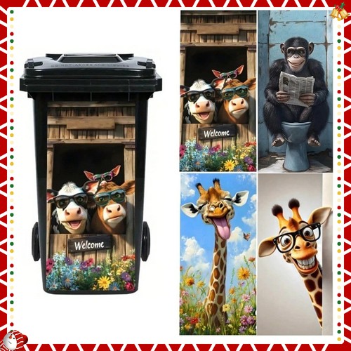 4pcs funny animal - animal, wheelie
