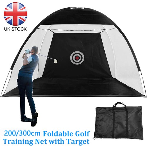 Golf practice net hitting - net,