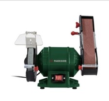 Parkside 240W Bench Grinder With Belt Sander PSBS 240 C2. 