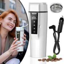 12V 24V Car Electric Kettle Travel Coffee Mug Heater Vehicle Heating Water Cup