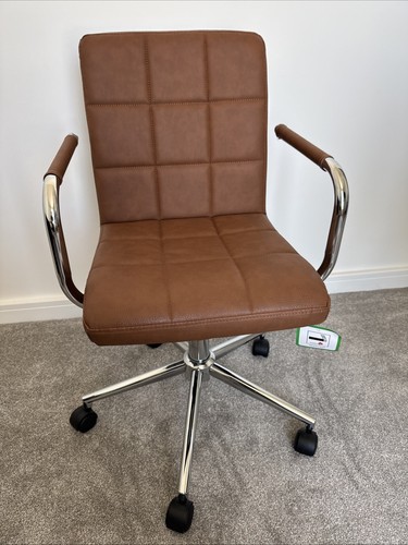 Retro brown faux leather - retro,