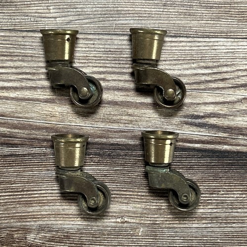 Antique brass cup swivel - brass,