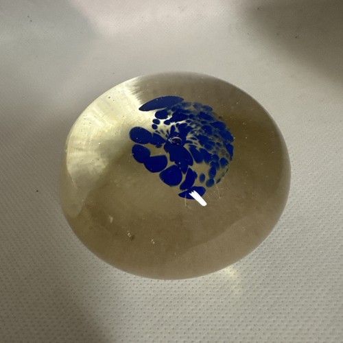 Glass paperweight vintage with - glass,